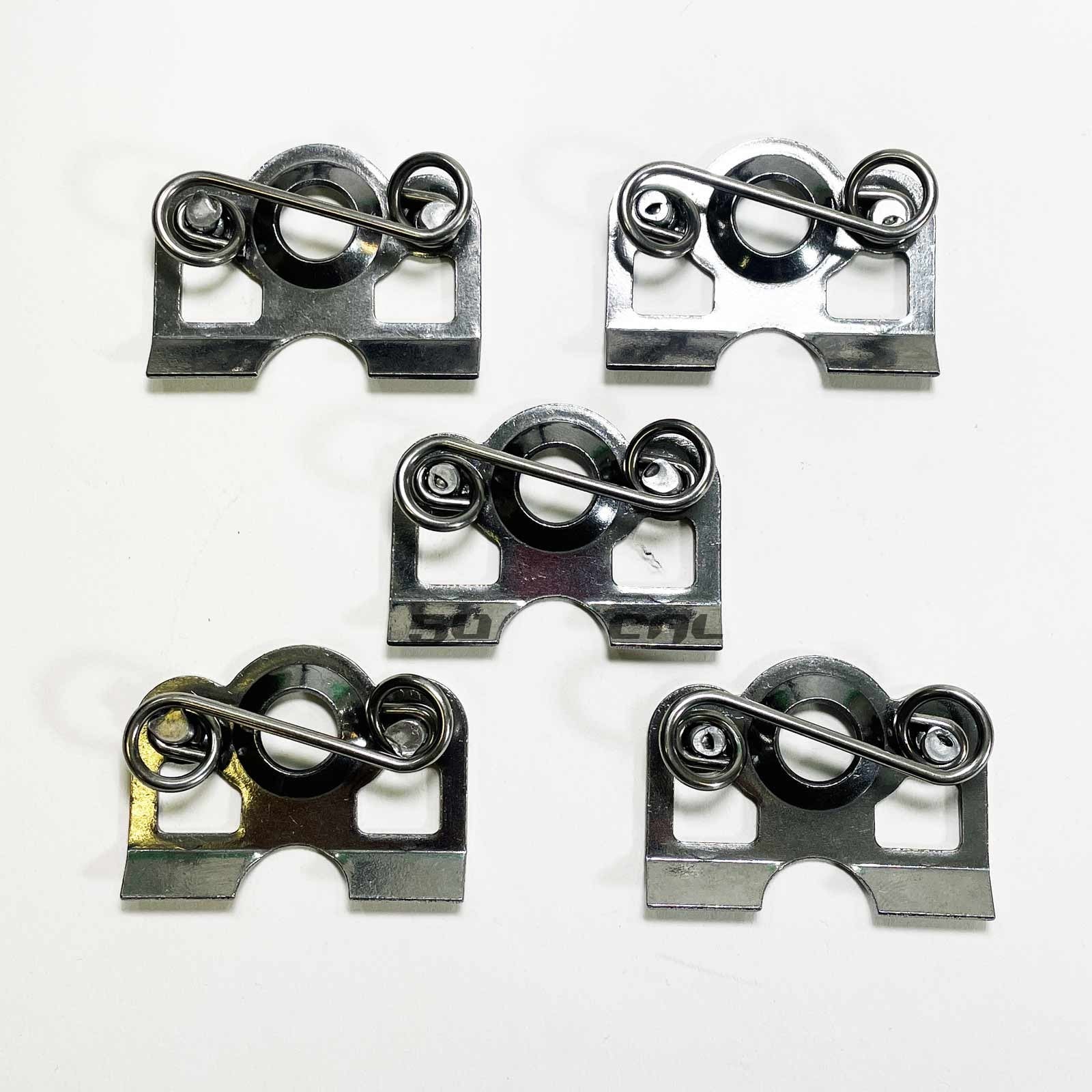 5 pack 7/16 Dzus Tab Fasteners with Button and Spring