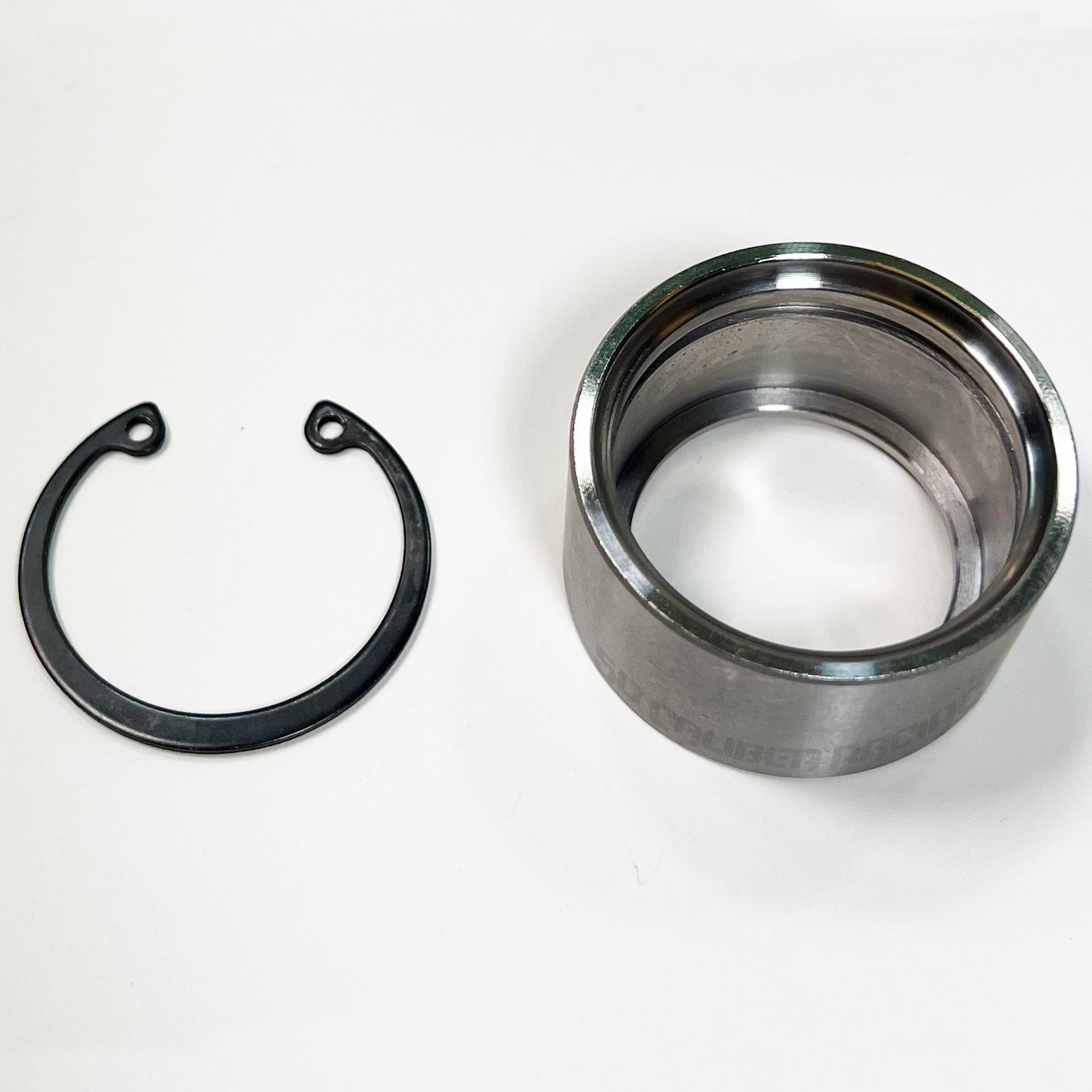 4130 Chromoly Uniball Cup with Snap Ring for .75" Bore Uniball Bearing
