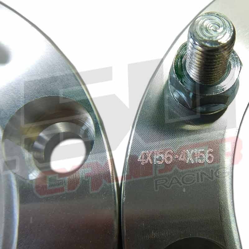 Wheel Spacers 4x156 1 inch - 12x1.5 Studs