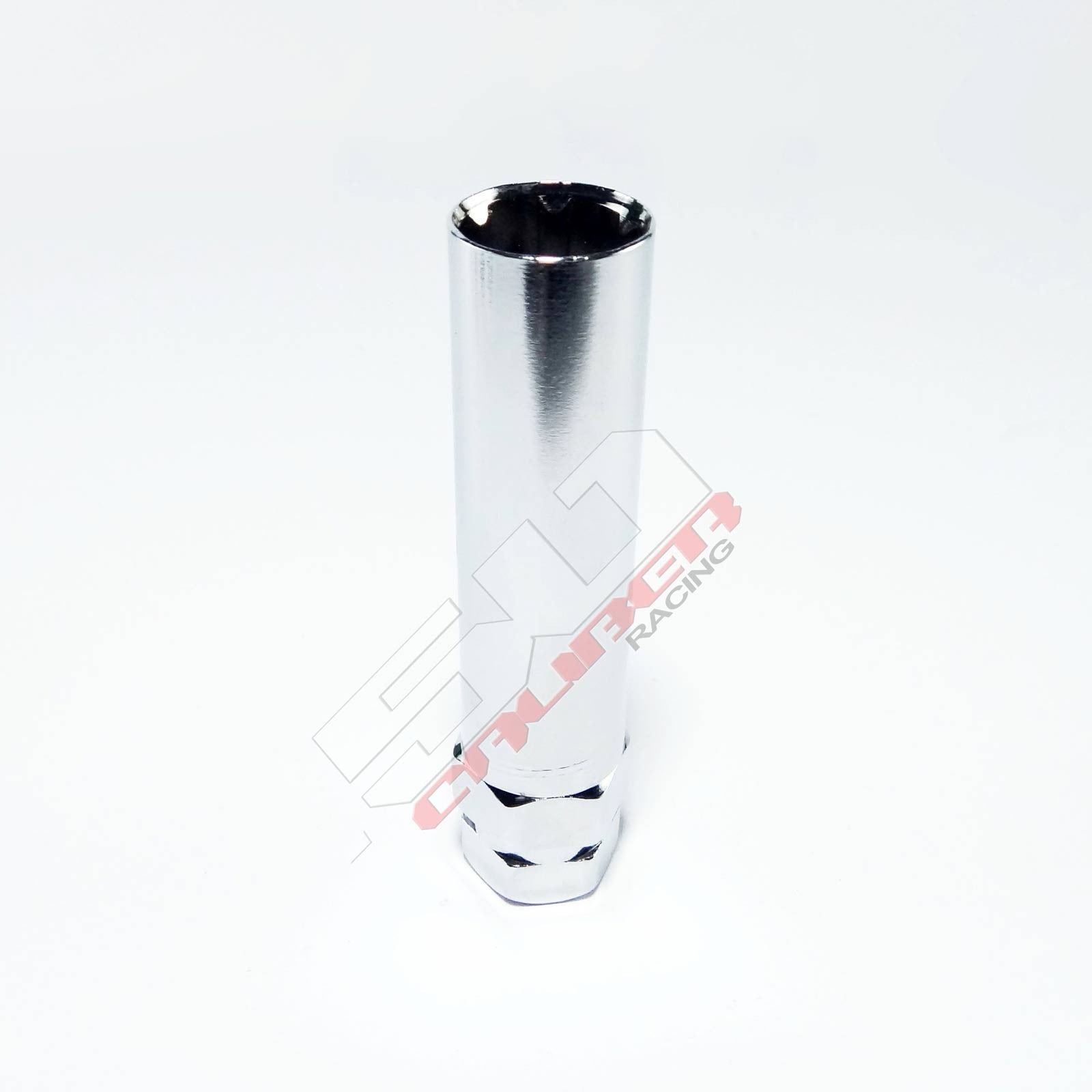 3/8 x 24 Chrome Lug Nuts with Anodized Aluminum Spikes - 10.9 Grade Splined key tool