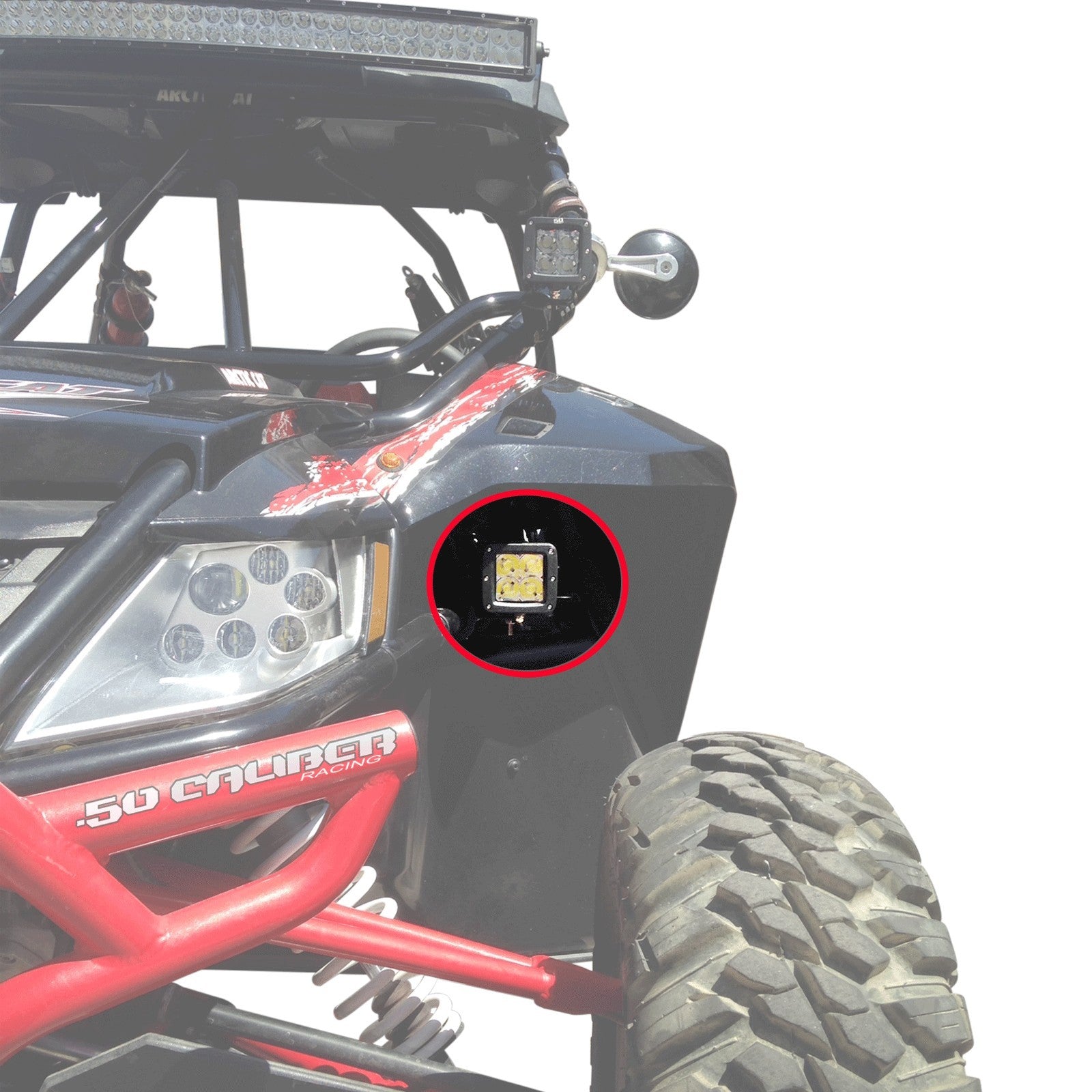 LED Pod Mount Fender Well