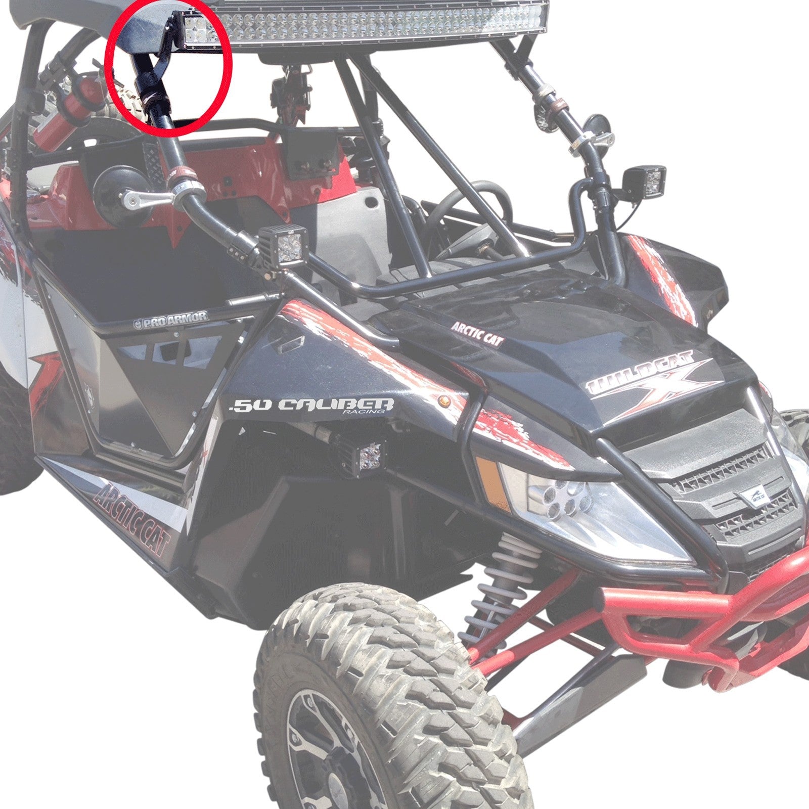 Wildcat 40" Light Bar Brackets
