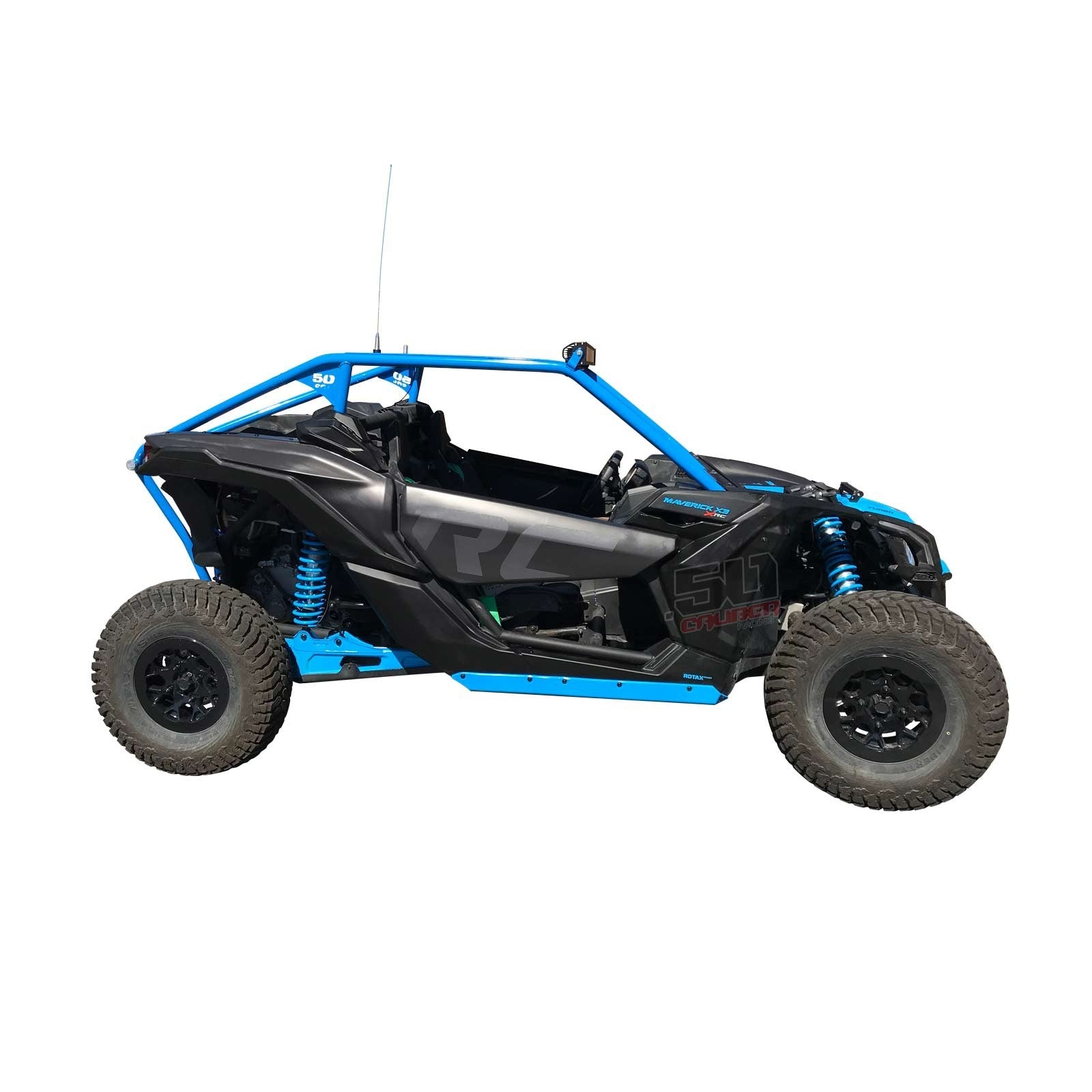Can-Am X3 2 Seat Pro Race Cage Right Side Angle View