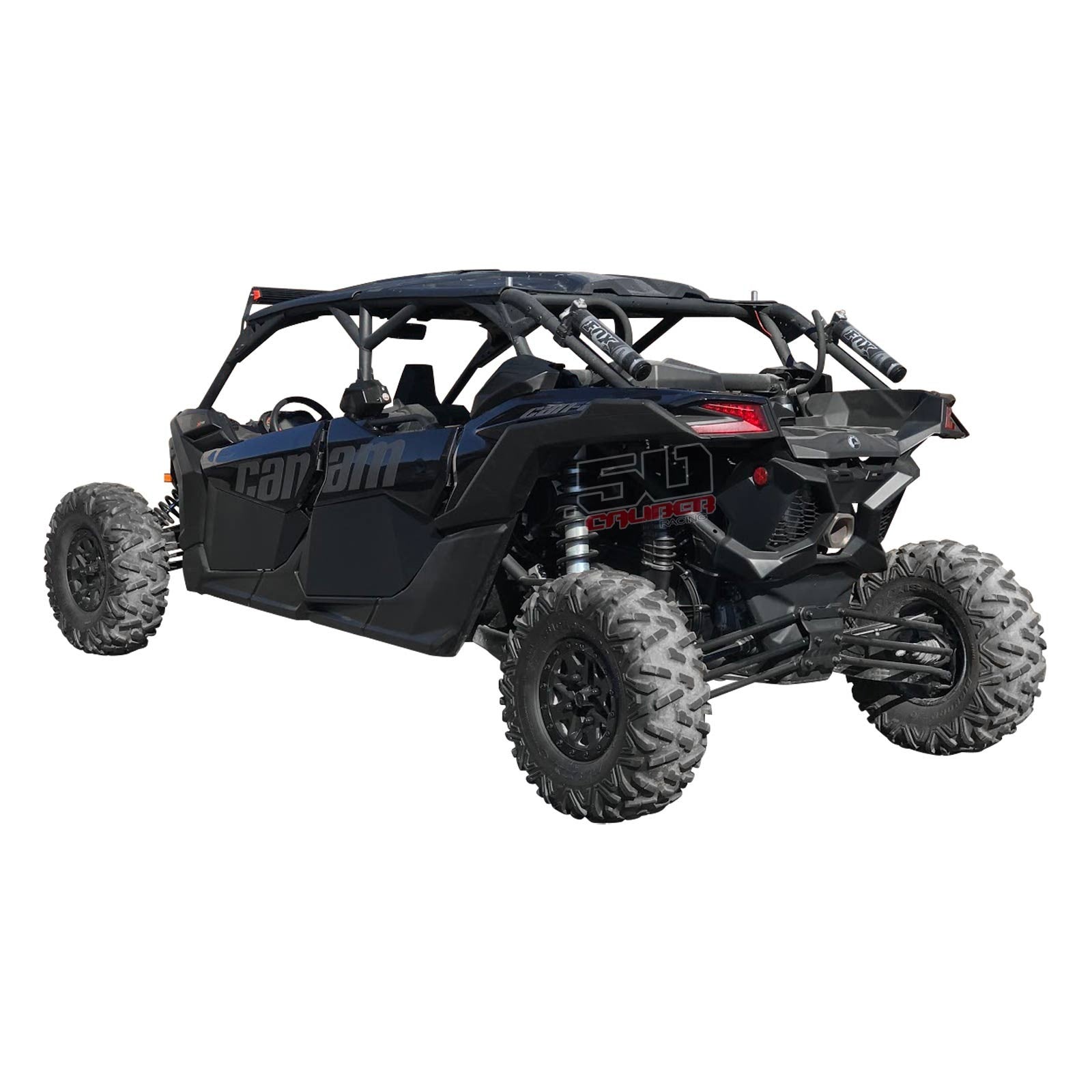 Can-am X3 MAX Lower Door Skins - Driver side view from rear
