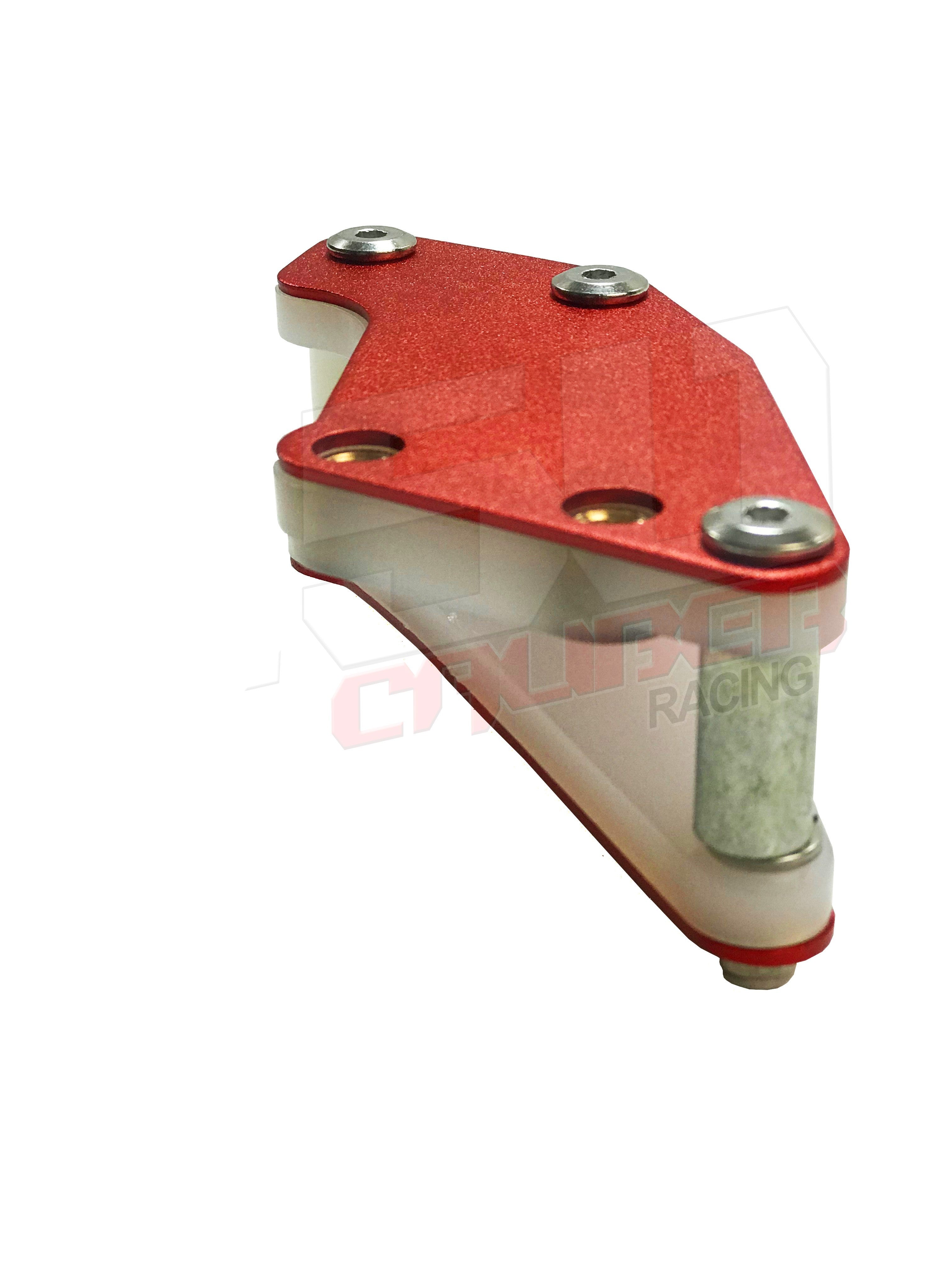 Billet Aluminum Chain guide - Red