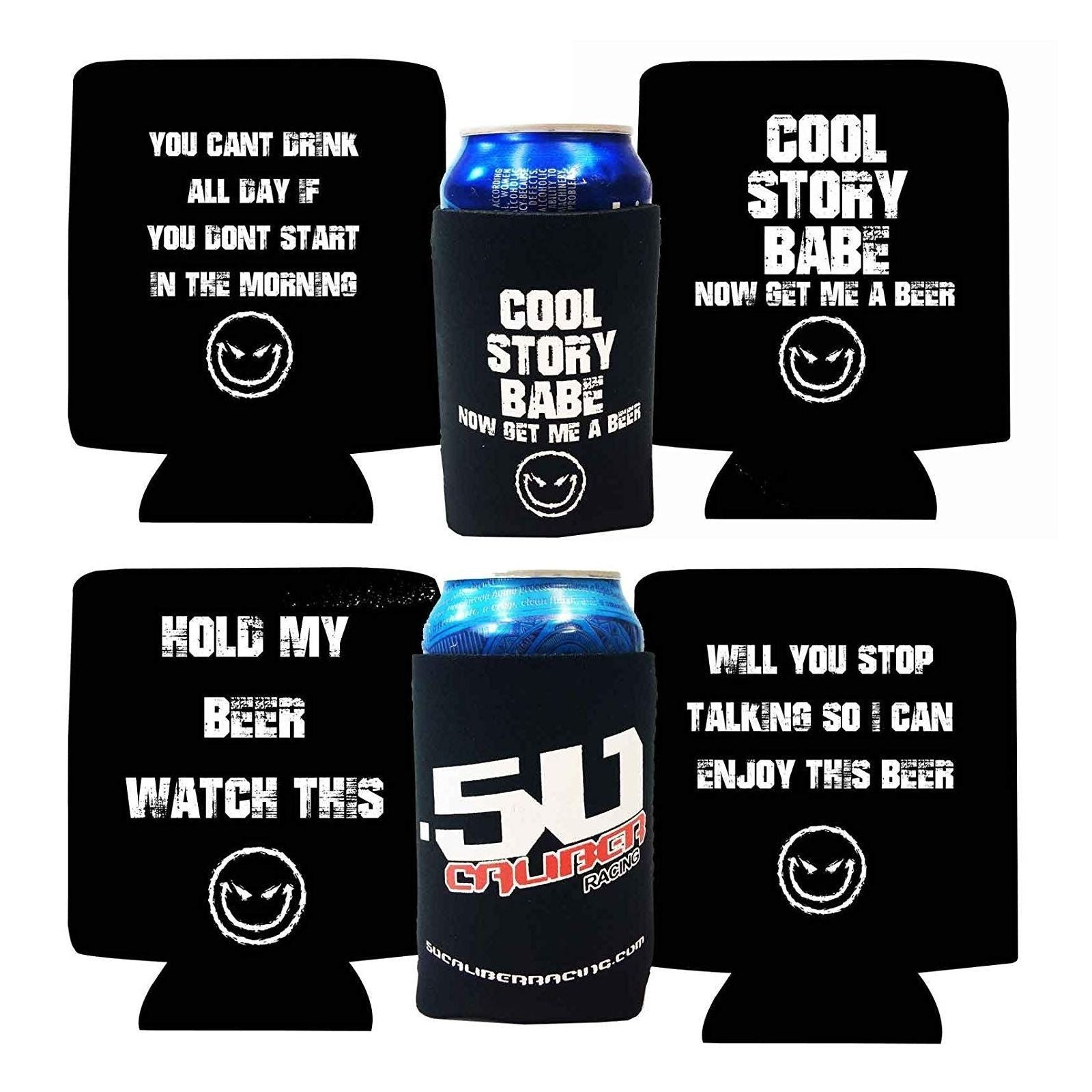 One Free can koozie - Randomly selected from many awesome designs!