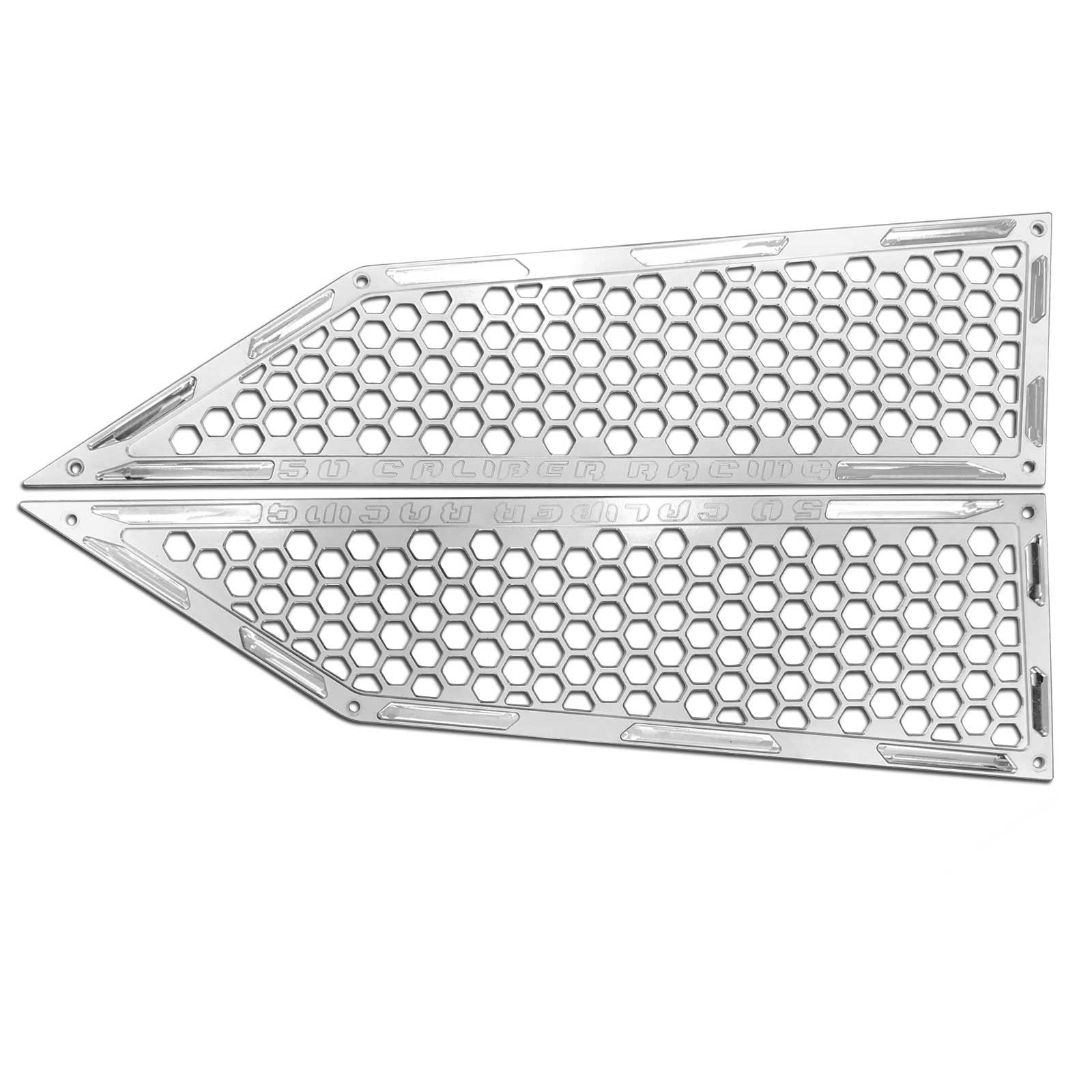 RZR XP Turbo Billet Air Intake Grille Bezel Kit White