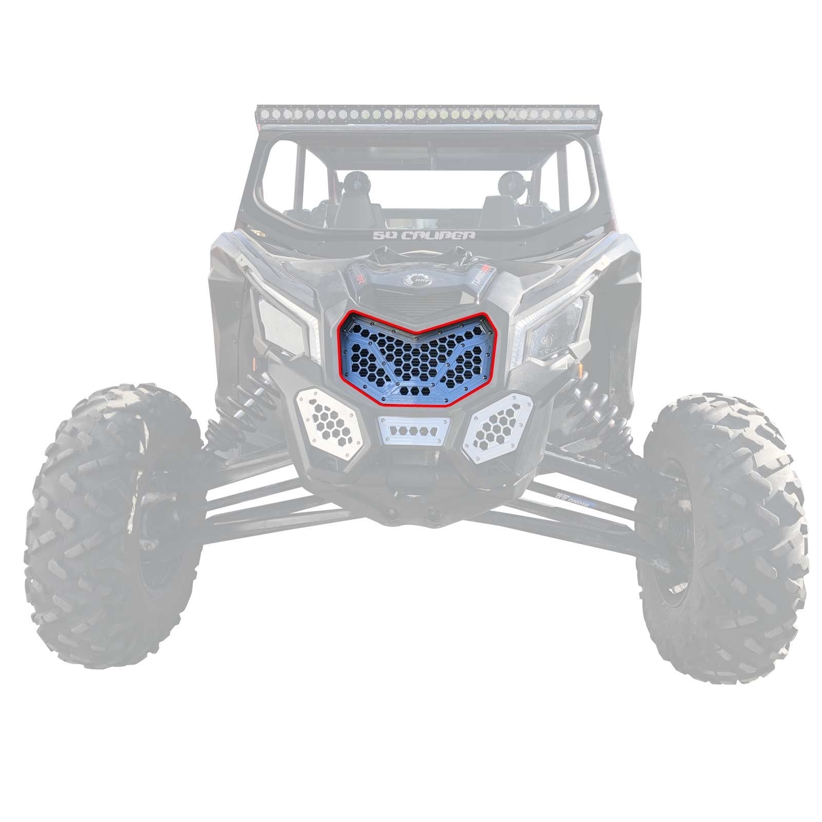Custom Billet Grille Can Am X3 Installed