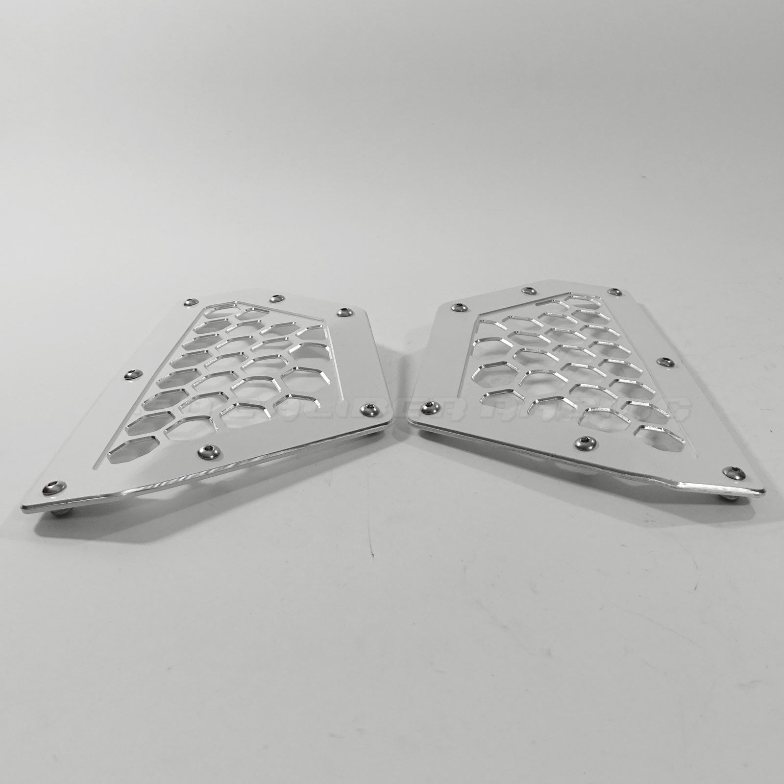 Billet Rear Grille Bezels for Can-Am X3 - White Powdercoat Finish