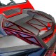 RZR XP Turbo S Hood Bling Panels - Clear over Raw / Black Powdercoat finish
