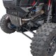 Polaris RZR Turbo R Vented Exhaust Cover - Increase departure angle over stock plastic piece