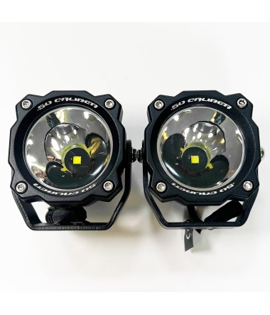 2pc Clear LED Pod Lights