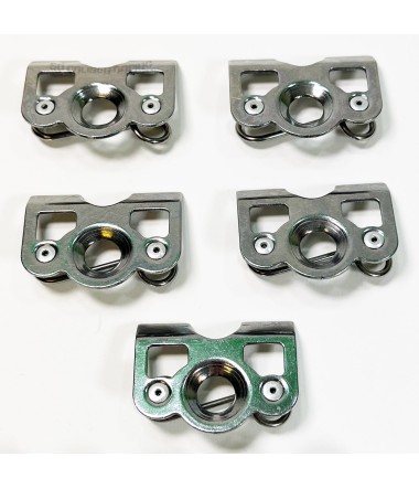 5 pack 7/16 Dzus Tab Fasteners with Button and Spring