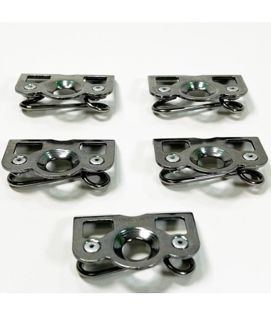 5 pack 7/16 Dzus Tab Fasteners with Button and Spring