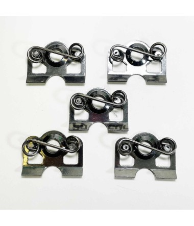 5 pack 7/16 Dzus Tab Fasteners with Button and Spring