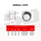 Chromoly Uniball Cups with Snap Ring - Dimensions