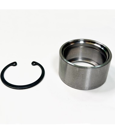 4130 Chromoly Uniball Cup with Snap Ring for .75" Bore Uniball Bearing