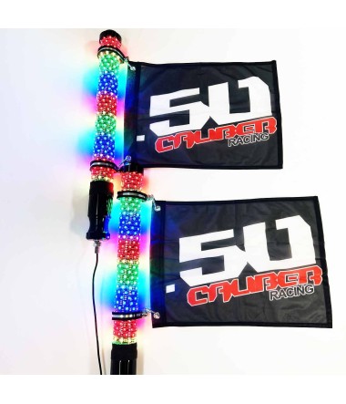 2ft Bluetooth LED Whip lights (Donkey D)