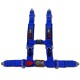 2" 4 point Safety Harness Seat Belt Blue