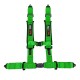 2" 4 point Harness Green