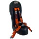 Can-Am X3 Bump Seat with 2" Orange Buckle Harness
