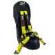 Can-Am X3 Bump Seat with 2" Yellow Highlighter Buckle Harness