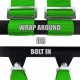 2" 4 point Racing Harness Seat Belt Green