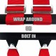 Red 3 inch 4 point harness 