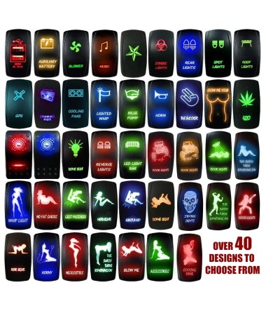 Illuminated Dual USB Rocker Switch