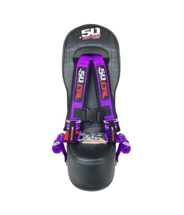 Rear Bump Seat Purple Harness