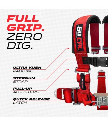 3" 5 point Offroad Belts H style
