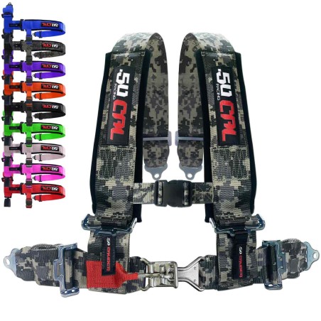 3" 4 point Harness Seat Belt 50 Caliber Racing