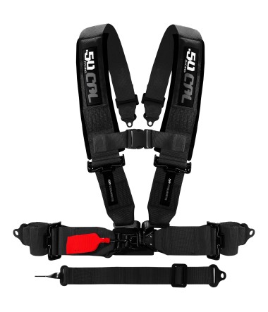 SFI Approved 2" and  3" 5pt Black Safety Harness