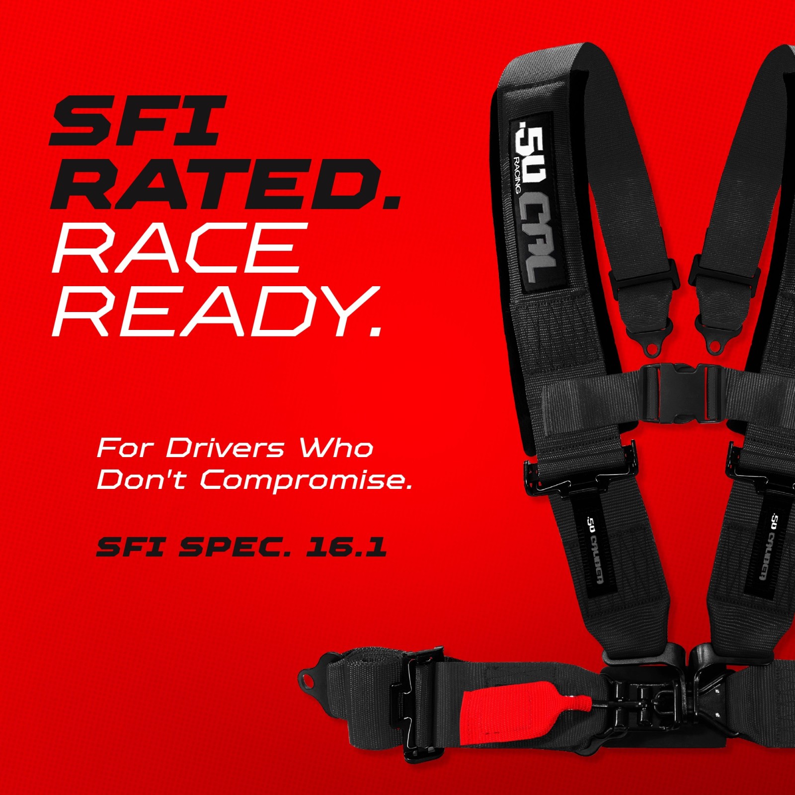 2" and 3" 5 Point Harness SFI Certified Racing Harness