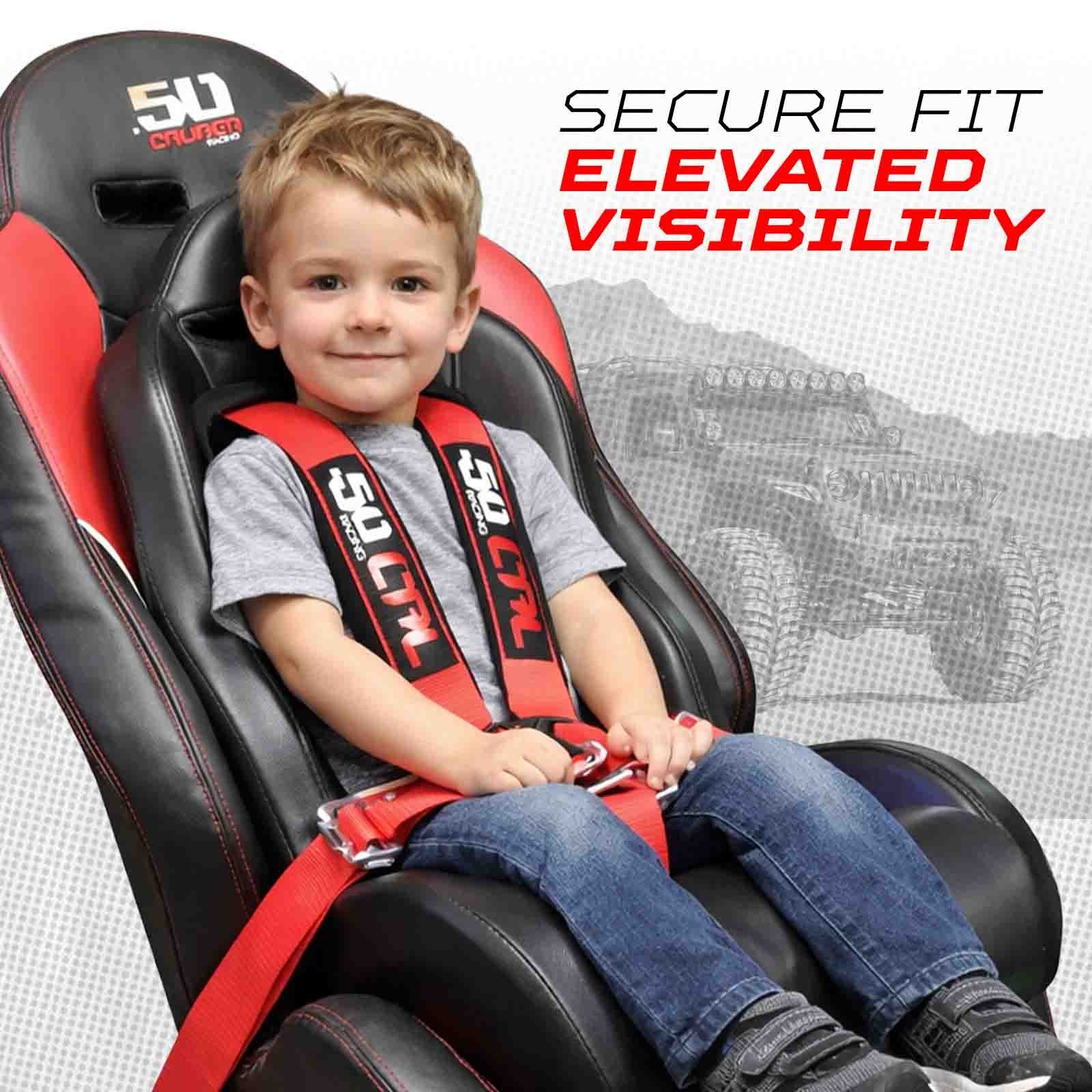 Safety booster seat for Can-Am Polaris Yamaha RZR X3 YXZ Honda Talon