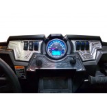 RZR XP1000 3 piece (only) Dash Panel Silver