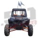 Polaris 2014 XP1000 Light Bar Mount (shown with 30" Light Bar installed) - Full Front View