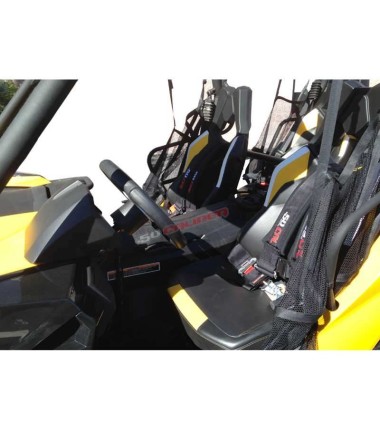 Can Am 2014 Roll Cage Harness Bar - 4 point harnesses installed