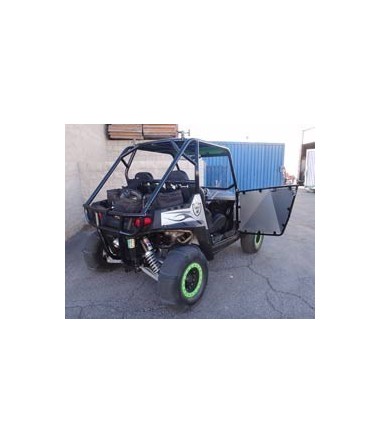 Black on black rzr 2 seater doors for rzr s	 xp	 800 and 900