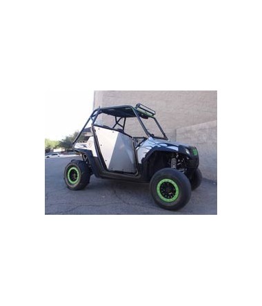 Black on black rzr 2 seater doors for rzr s	 xp	 800 and 900