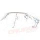 RZR4 white roll cage 4inch lower side view