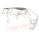 xp1000 white radius cage 4 inch lower rear angle view