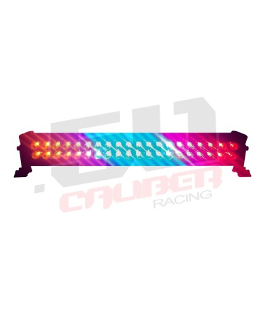 22 Inch Multicolor LED Light Bar with Wireless Remote - Amazing Red Blue and Amber Light Patterns