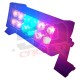 6 Inch Multicolor LED Light Bar with Wireless Remote - Amazing Red Blue and Amber Light Patterns