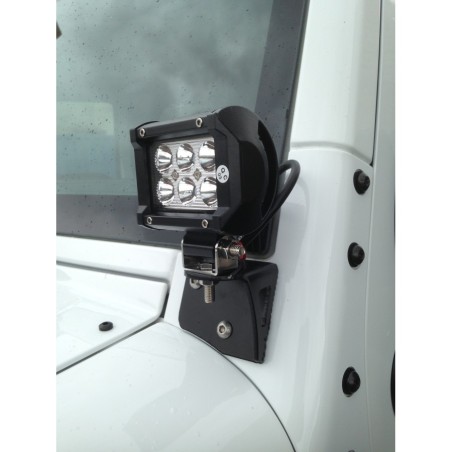 A-Pillar Pod Light Mount Brackets for Jeep Wrangler