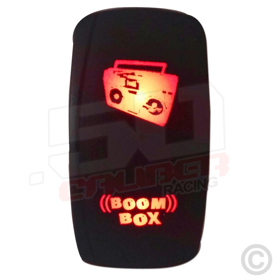 Boom Box LED Rocker Switch