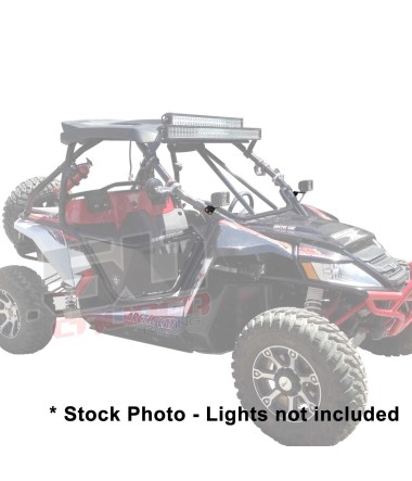 Upper LED Light Bar Mounting Brackets for Arctic Cat Wildcat