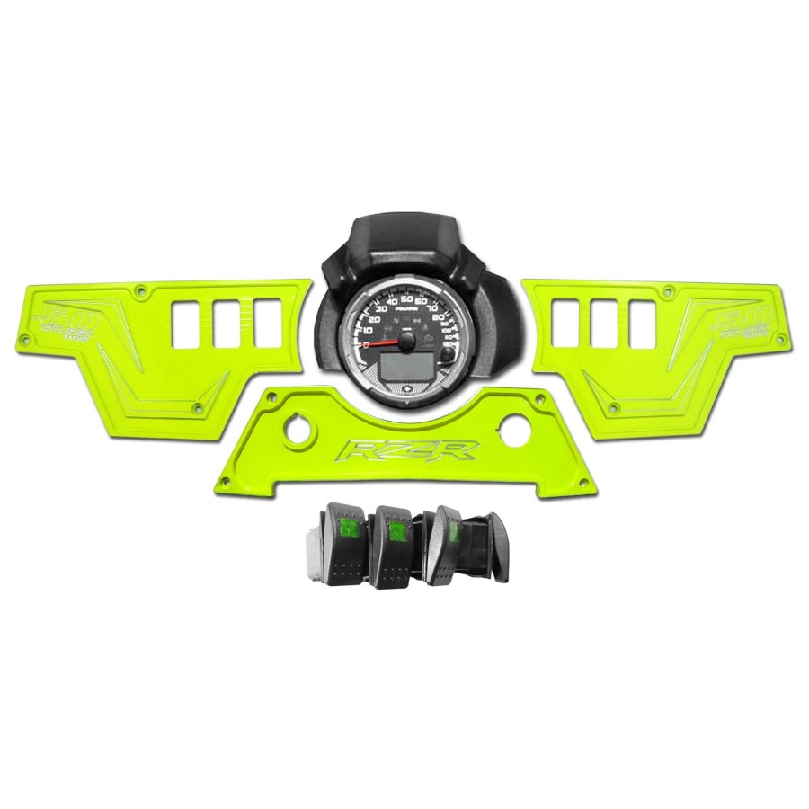 .50 Caliber Racing Dash Panels for Polaris RZR