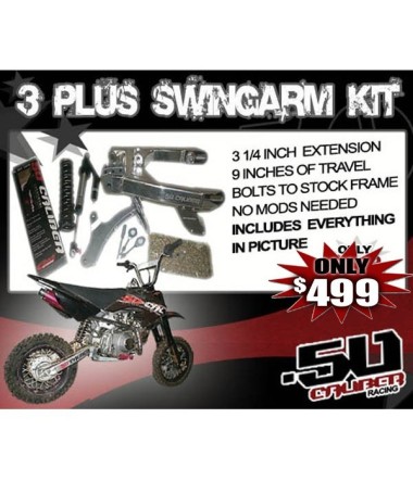 .50 Caliber extended swingarms