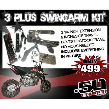 .50 Caliber extended swingarms